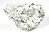 Gleaming Pyrite Crystals with Quartz Crystals - Peru #238945-1